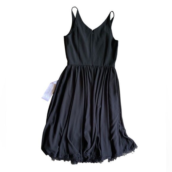 DRESS THE POPULATION Alicia Mixed Media Midi Dress Size M - Picture 10 of 10